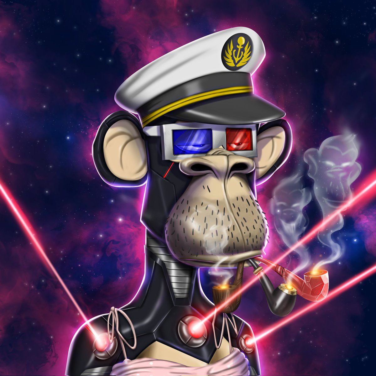 Fanart <a href="/BoredApeYC/">Bored Ape Yacht Club 🍌</a> for <a href="/JunicsETH/">Junics</a>