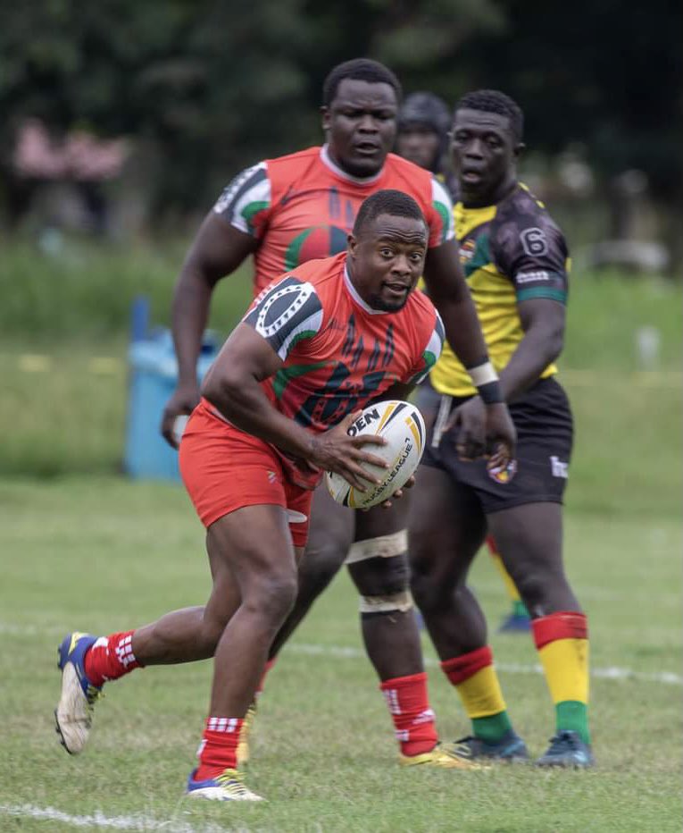 CostoJason's tweet photo. Shabani Hamed.. part of the @OfficialKRLF team which finished third at the @mearugbyleague Championship in #Accra 🇬🇭 #RugbyLeague #TeamKenya #Kenya #Nairobi #MiddleEastAfricaRugbyLeague #InternationalRugbyLeague https://t.co/lBDRX1laMG