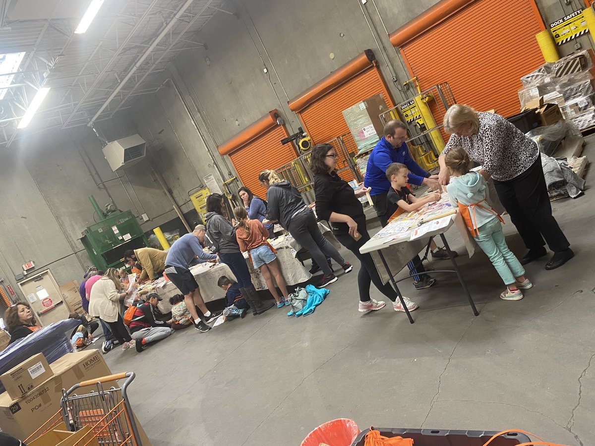 Home Depot Kids Workshop. Fire boats are in full effect this morning. Even a hurricane can’t stop these future builders.  #store3607 #homedepot #kannapolis #kids #kidsworkshop <a href="/JustinCrockett6/">Justin Crockett</a>