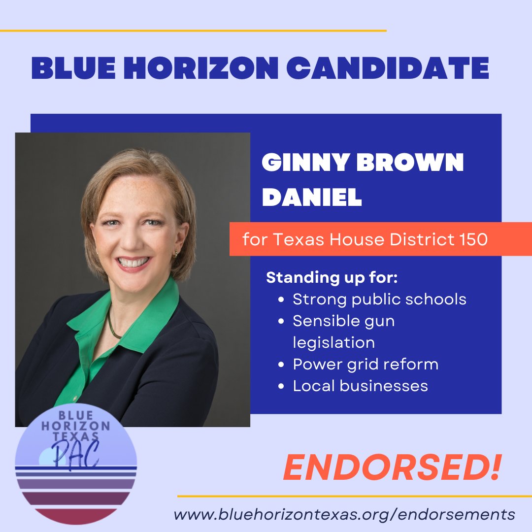 BlueHorizonTX's tweet photo. For Texas House 3/4 @joepherrera @GinnyforTX150 @StephanieforTx https://t.co/cs13CM0X3x