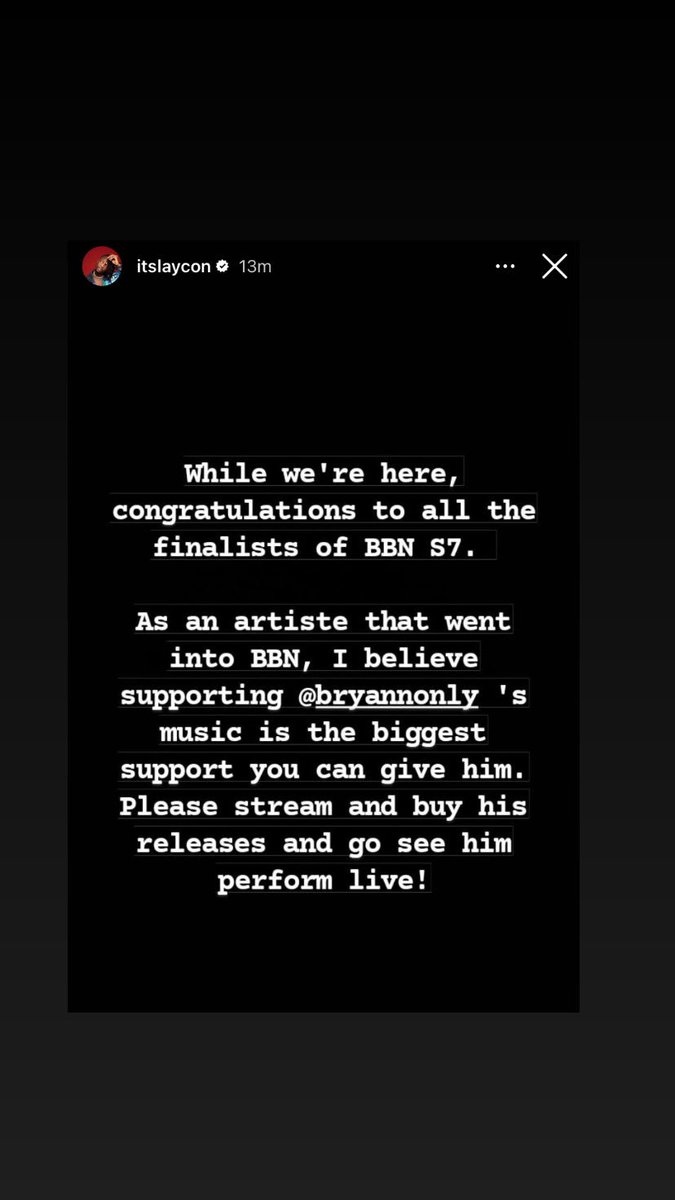 bryannonly's tweet photo. Real recognize Real.. Thanks so much Superstar @itsLaycon ❤️❤️❤️

Bryann Untouchable
#BryannOurWinner
#BBNaija https://t.co/HnXx04UKkW