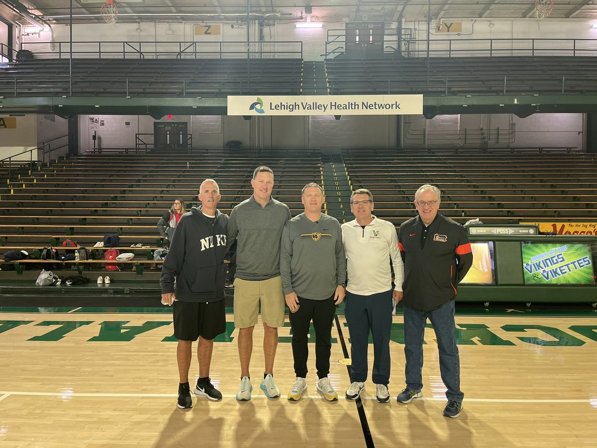 Bobby McClarin, CSCS, Live To Serve (@bmcclarin51) on Twitter photo <a href="/LVHN/">Lehigh Valley Health Network</a> @LVHNSports is proud to support <a href="/PABCA3/">PA Basketball Coaches Association</a> Clinic and these local legends in Dr. Gabe Lewullis, Coach Snyder, and <a href="/CoachCsensits/">Dennis Csensits</a> this morning at <a href="/ACCHSVikings/">ACCHS</a>. Thank you <a href="/CoachRhoades/">Mike Rhoades</a> for making the trip to kick-off the event. <a href="/LVHN/">Lehigh Valley Health Network</a> @LVHNSports is proud to support <a href="/PABCA3/">PA Basketball Coaches Association</a> Clinic and these local legends in Dr. Gabe Lewullis, Coach Snyder, and <a href="/CoachCsensits/">Dennis Csensits</a> this morning at <a href="/ACCHSVikings/">ACCHS</a>. Thank you <a href="/CoachRhoades/">Mike Rhoades</a> for making the trip to kick-off the event.