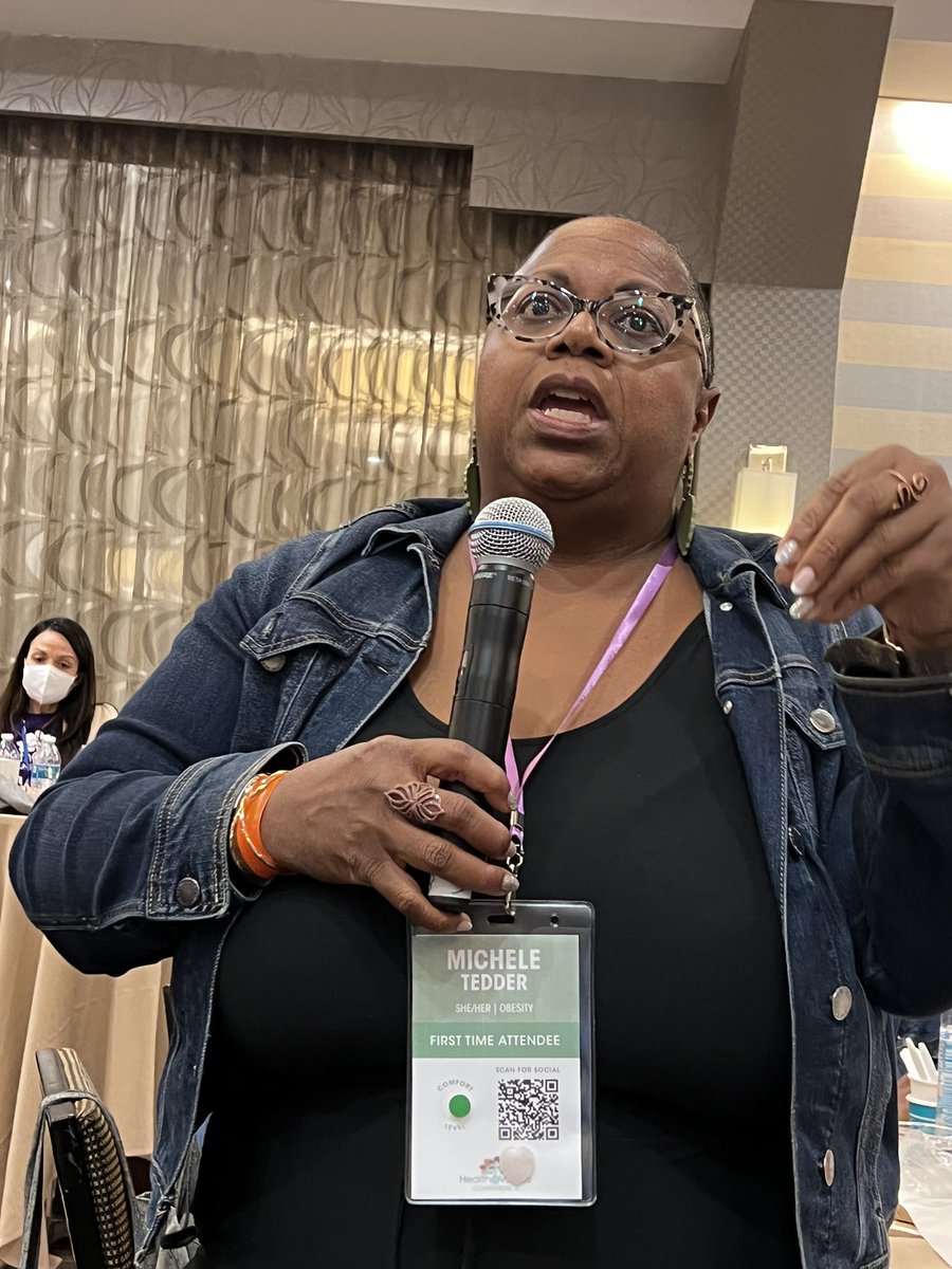 Request for pharma to be an accomplice (more involved) than just an ally (passive) to push for accessibility to research and care. And ASK community before plans are made! #HealtheVoices22 #healthequity