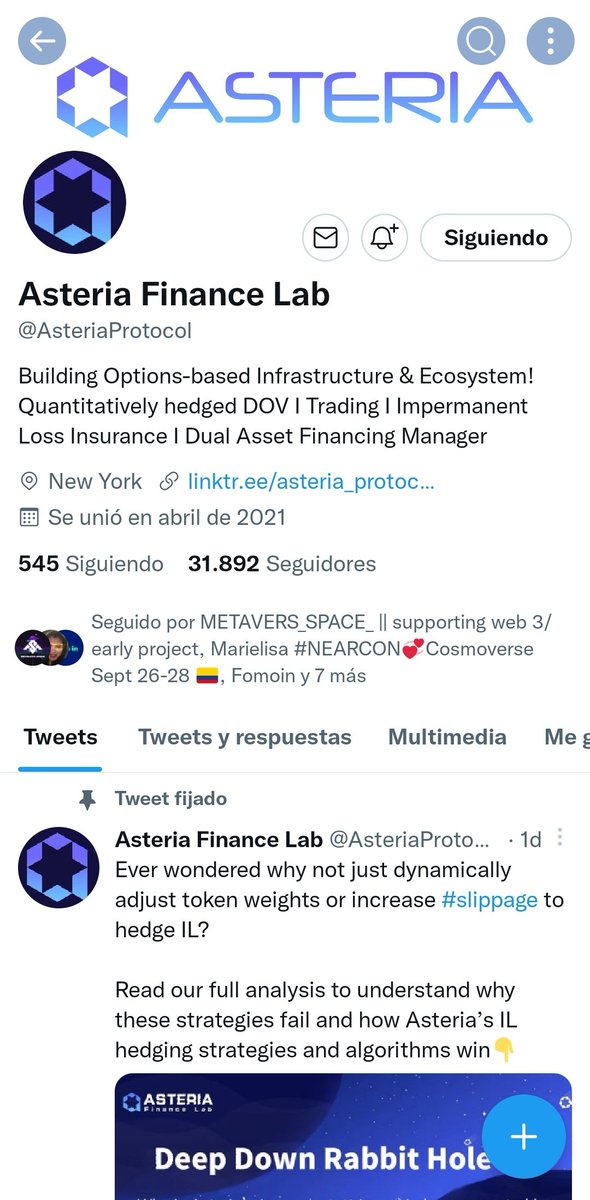 Edgar26407558's tweet photo. @Metavers_space_ @AsteriaProtocol Thank you for such a great giveaway, very good for the entire community that follows you, I am very happy to participate and I hope to be the winner this time 🎉🎊🙏🏆💪🚀
TG friends ⤵️
🌟 @Granada_Jose20 
🌟 @Anthony05501265 
🌟 @Karlavguerrag 
🌟 @King_Gabito19 
🌟 @Johan_v08 https://t.co/o90k79NLmO