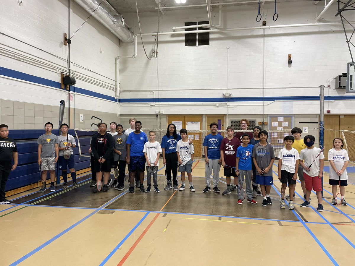 Fschrader1's tweet photo. Badminton Play Day in action! Thank you to all teams and coaches for a great time and show of sportsmanship! #Prideinourhome @SchifferB @FMS_BCPS @cgee_theAP @BCPSAthletics 🏸 https://t.co/kOmYj95cSU