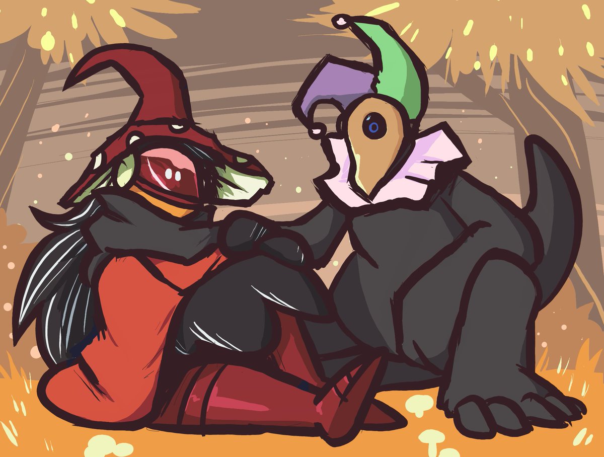 Speck_Neck's tweet photo. october is here and we got our costumes @berryovershadow https://t.co/wXF7HD8eRL