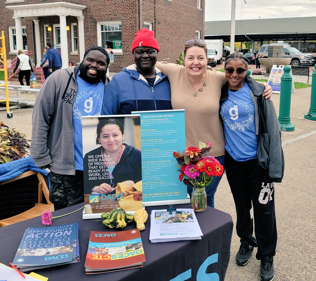 lfestenstein's tweet photo. Enjoying a morning the Rochester Public Market with some of my favorite OACES students! #letsgettowork https://t.co/XoxBZOAr4q