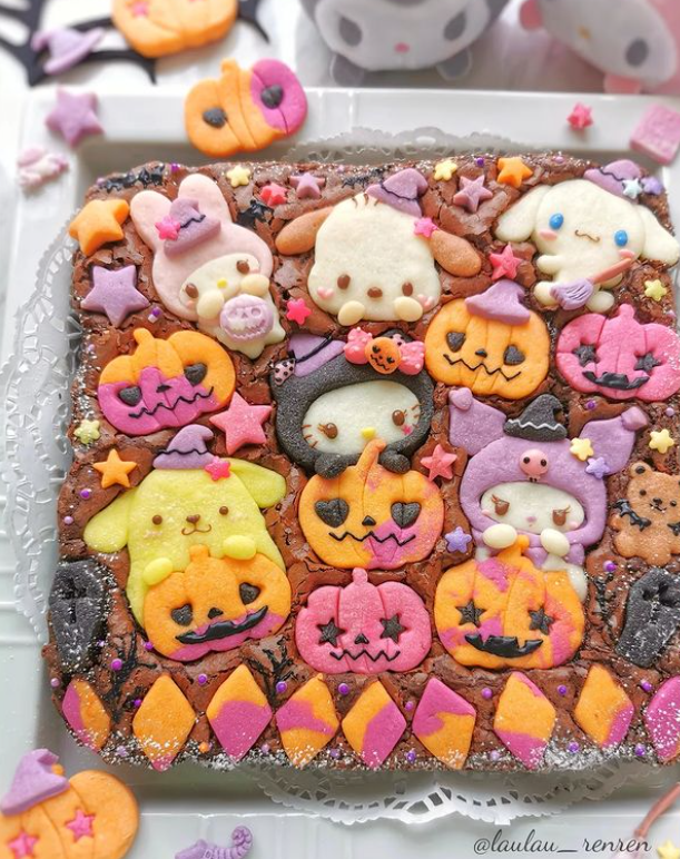daily_dolce's tweet photo. Halloween brownies by laulau_renren https://t.co/N6RBkJRX9p