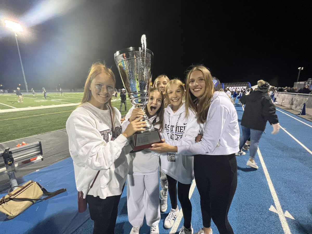 EVHSAthletics's tweet photo. Congrats to the Class of 2026 on winning the Homecoming Cup! First ever win in Cup history for the Freshmen! Well done by all! https://t.co/s09GeG6aja