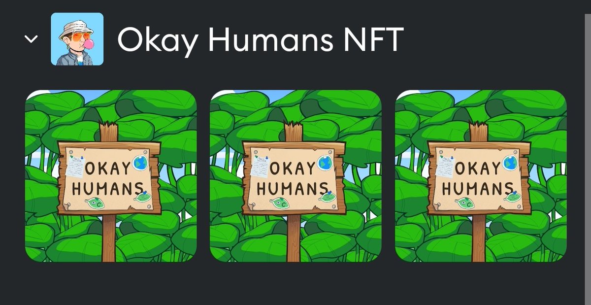 MeZoNeZMM's tweet photo. 3 is a good number ๐
@OkayHumansNFT #NFT
#NFTCommunity #NFTProject
#NFTFam #NFTCollection #NFTCommmunity #DopeProject #OkayHumans https://t.co/CZbnvTT9Ks
