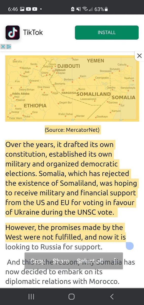 fathi_omar1's tweet photo. SOMALIA DEMANDS WEAPONS AND FINANCES TO ATTACK THE REPUBLIC OF SOMALILAND

 Saturday, October 1, 2022

 Recently, Somalia said that it will open an embassy in Morocco, as well as a consulate in Dakhla. https://t.co/sihctOtcDM
