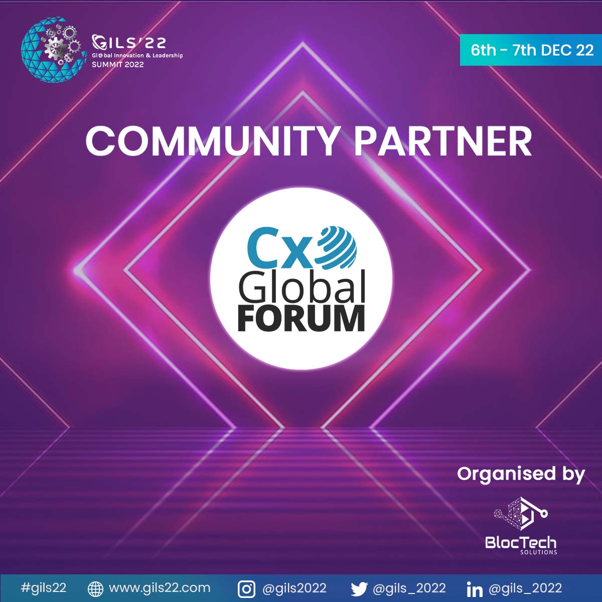 gils_22's tweet image. @CxOGlobalForum joined hands as the #Community_Partner in @gils_22 🌍

#gils22 #cxoglobalforum #future #web3 #blockchain #metaverse #decentralize #innovation #technology #startup #tech #leadership #global #pakistan #network #leaders #founders #building  #bloctechsolutions