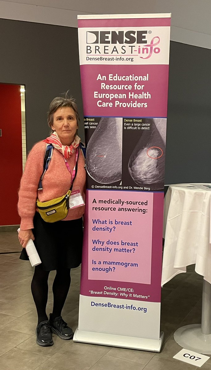 BreastDensityMatters (@cheryl_cruwys) on Twitter photo Wonderful to meet Prof Solveig Hofvind from Norway! Discussing <a href="/DenseBreastInfo/">DenseBreast-Info.org</a> educational resources #EUSOBI2022 Wonderful to meet Prof Solveig Hofvind from Norway! Discussing <a href="/DenseBreastInfo/">DenseBreast-Info.org</a> educational resources #EUSOBI2022