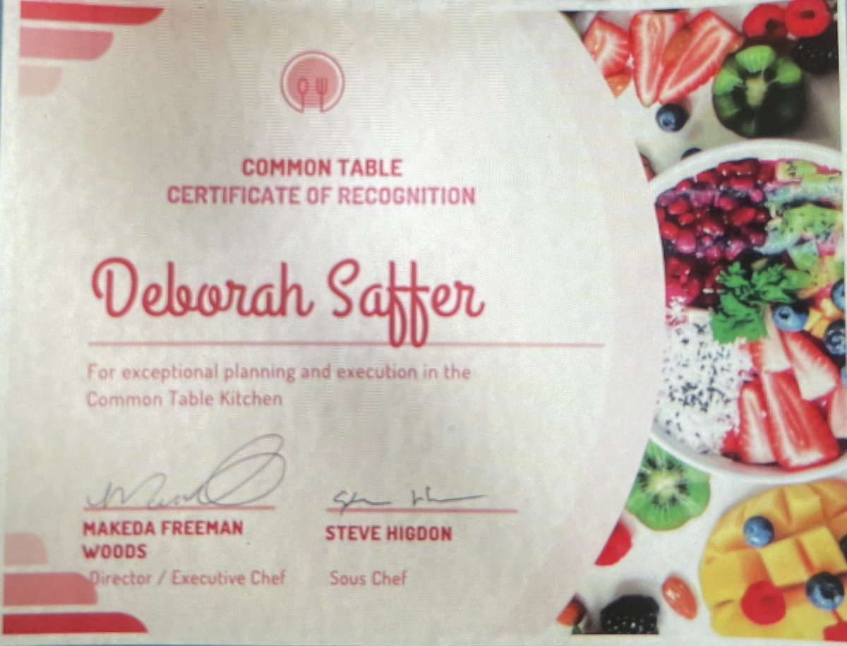 deborah_saffer's tweet photo. The #Diplomas, the #StateCertification, Our Very Nice #ChefsKnife, And My #Recognitions……minus the #PerfectAttendance (forgot to take that pic). 👩‍🎓👩‍🍳 #FutureIsAnAttitude #CulinaryArts #VisionToFruition ‼️ https://t.co/JYjwjbiSz6