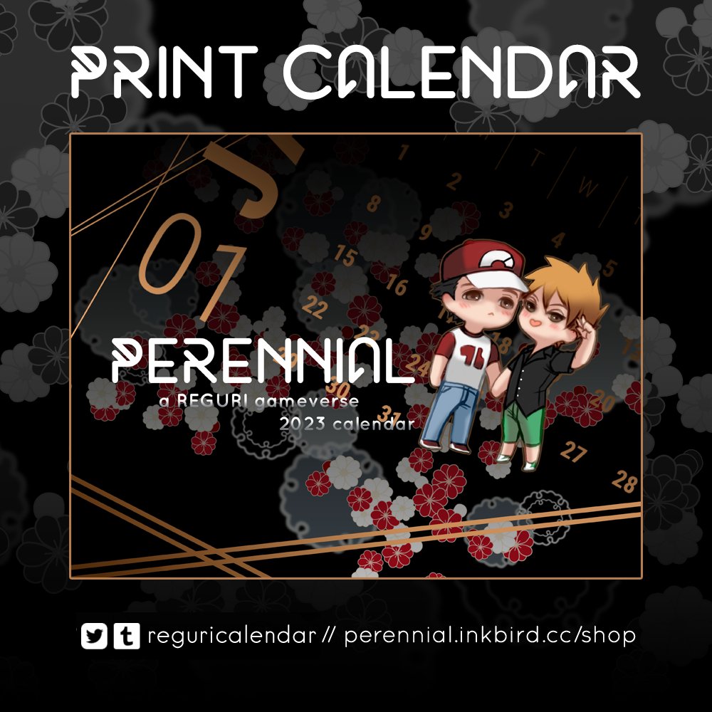 reguricalendar's tweet photo. It's October 1st! Do you know what that means?

🔥 OUR SHOP IS NOW LIVE! 🔥

Head over now to grab the complete digital &amp; physical bundle of PERENNIAL: A REGURI 2023 WALL CALENDAR &amp; FIC ANTHOLOGY. À la carte options are also available!

Shop link below ⬇️ https://t.co/eUg59Tj0qW