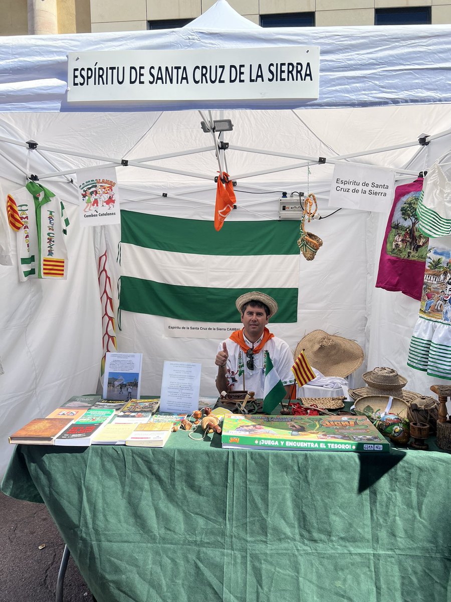 SantaCruzSCZ's tweet photo. Estamos en 8a edición del Mescla’t de #Sabadell, @Aj_Sabadell. Interculturando, mostrando un popurrí de ese rinconcito particular en Bolivia, llamado #SantaCruzSCZ. #IdentidadCruceña #SCZ
#SCZSBD #Mesclat #Mesclat22 #Mesclat2022
#CambalanesTv #CambalanesInterculturalitat https://t.co/CQcKUSLroK