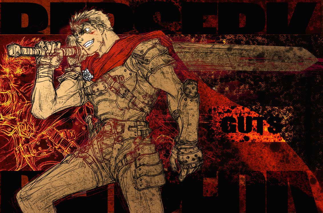 ベルセルク黄金時代編ドルドレイ攻略編の公開2012年に描いたガッツ