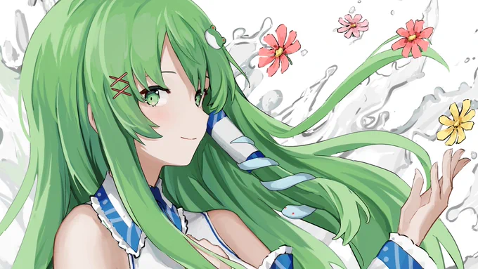 ふらさん()主催の「東方花鳥風月合同誌」に参加させて頂きました!早苗さんを描いたから見て!!!紅楼夢では【F_06a】例大祭では【つ20ab】で「風力発電所」にて頒布されます!よろしくね!! 