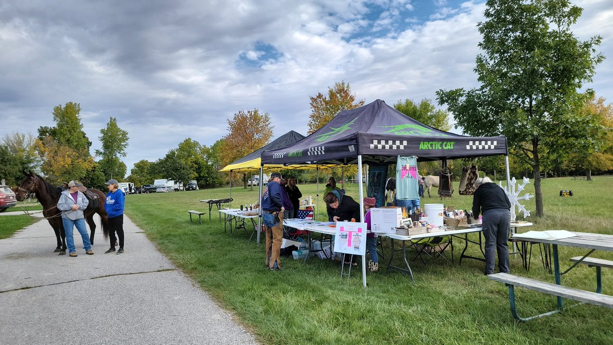 Brushy Creek Poker Run Benefit for Back Country Horseman Association of Iowa up and ready to go. Lunch will be ready at 11am. Best 5 buck you spend for a meal.