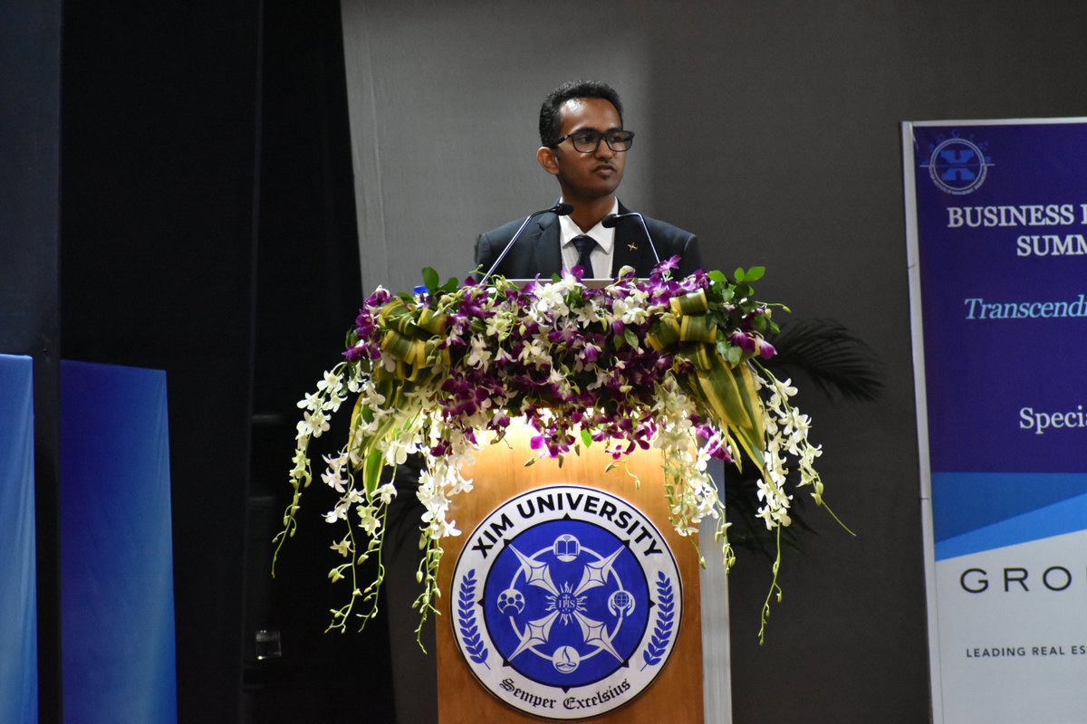 ximb_official's tweet photo. The three-day flagship event of XIM Bhubaneswar, Business Excellence Summit 2022, ended on a high note with the General Secretary of the Student Executive Council delivering the vote of thanks to all the stakeholders involved in BES 2022.
#XIM #BES2022 #35YearsOfXIM https://t.co/QvH6nx8jwN