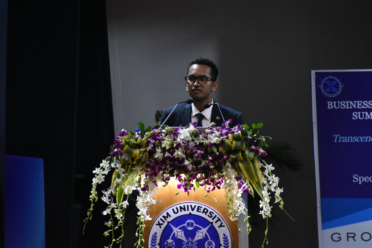 ximb_official's tweet photo. The three-day flagship event of XIM Bhubaneswar, Business Excellence Summit 2022, ended on a high note with the General Secretary of the Student Executive Council delivering the vote of thanks to all the stakeholders involved in BES 2022.
#XIM #BES2022 #35YearsOfXIM https://t.co/QvH6nx8jwN