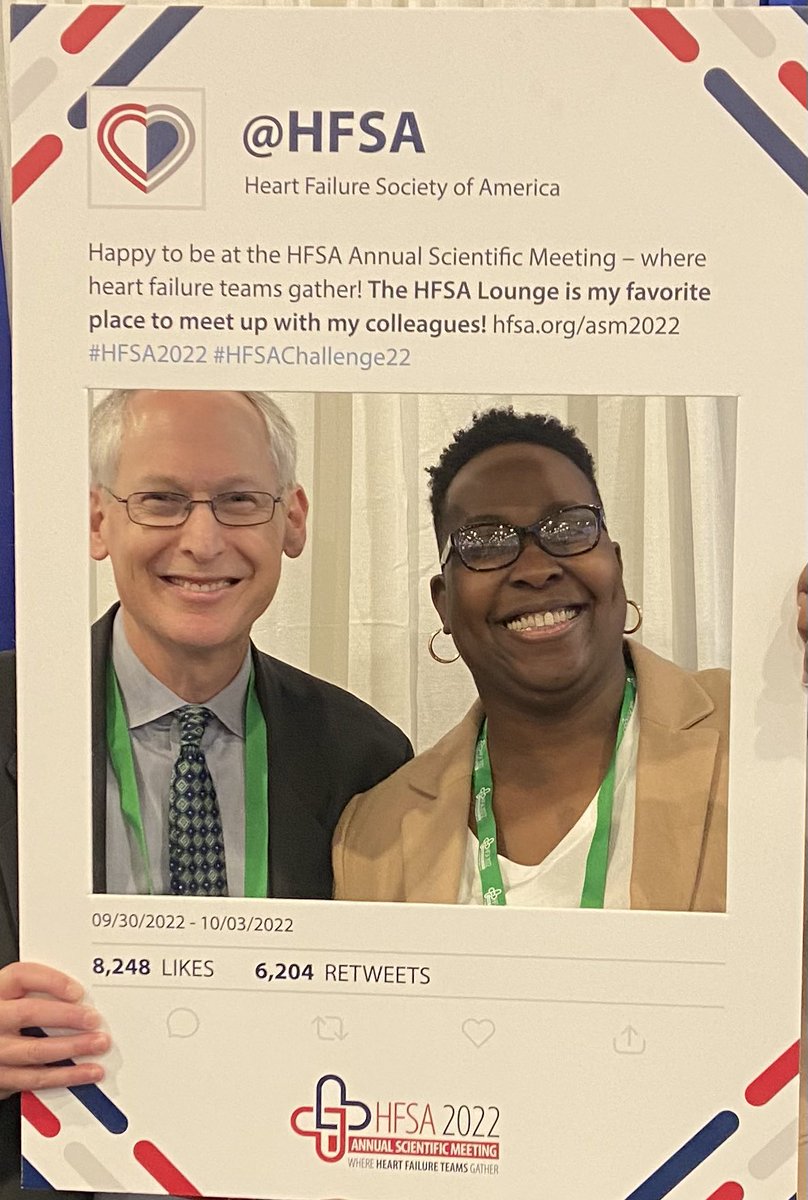 #HFSA2022 is AMAZING! And @MarkDrazner is continuing to heal each of us in places that science can’t reach by being authentic, engaging, and transparent with every interaction!
