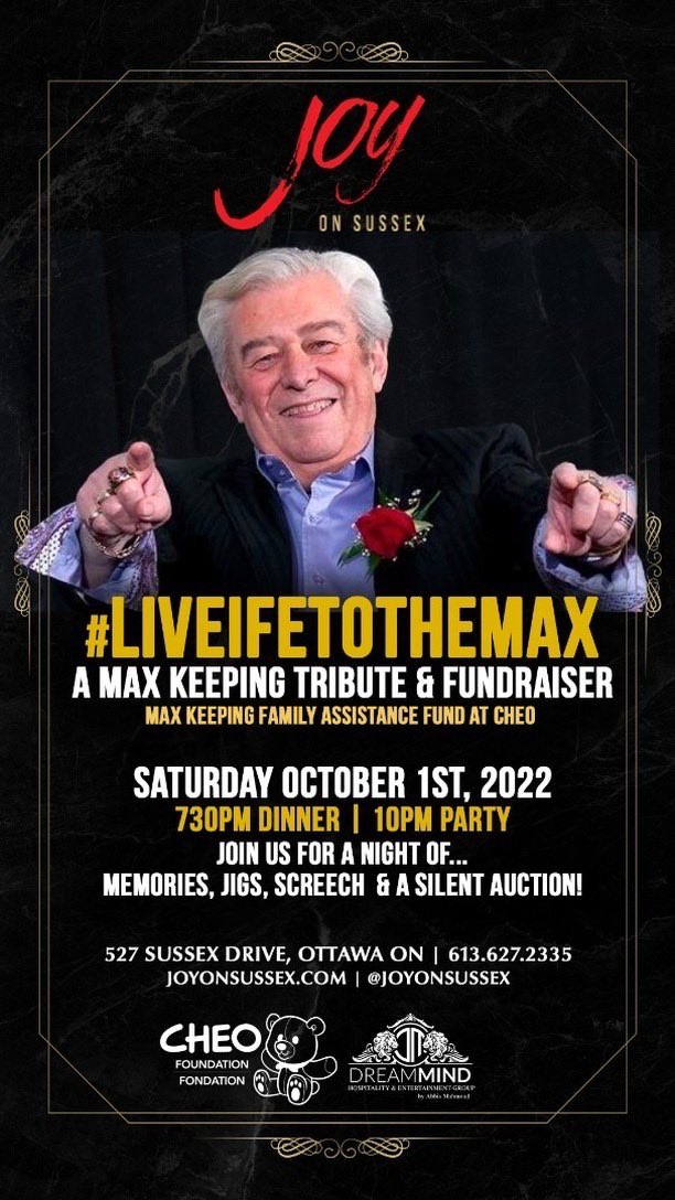 dylanblackradio's tweet photo. Happening tonight!
Truly hard to believe he's been gone for 7 years today. This city will never ever see another #MaxKeeping
@MmeSigouin #Ottawa https://t.co/tFEAAo5Ob0