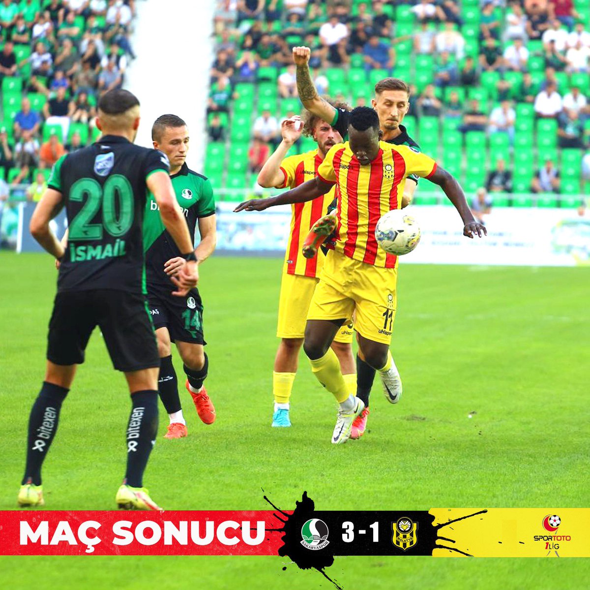 YMSkulubu's tweet photo. Maç Sonucu
3-1
#SAKvYMS https://t.co/4D9hJLaFQ7
