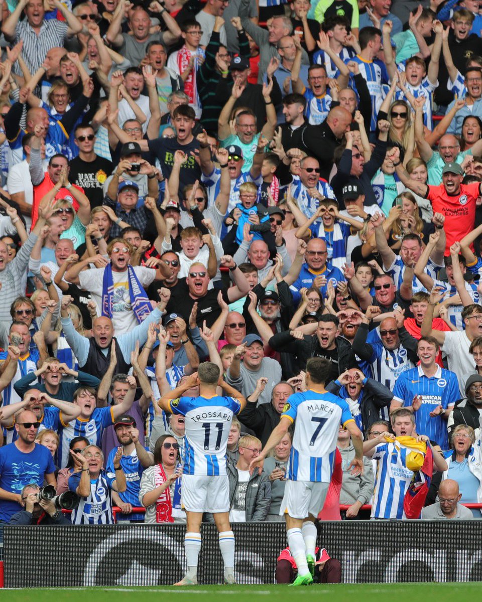 OfficialBHAFC's tweet photo. The limbs in that away end… 💥 https://t.co/RXs2xbOMal