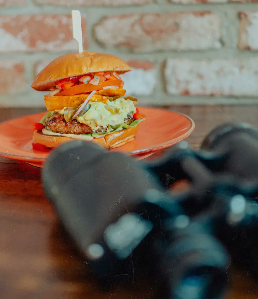 I spy with my little eye...

our delicious Mexican Burger