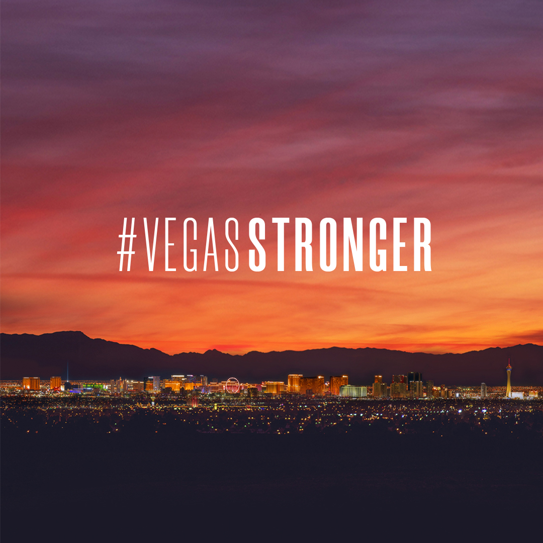 We remember those we lost and their families. We honor the first responders and officers. We celebrate the strength of our community. #VegasStronger