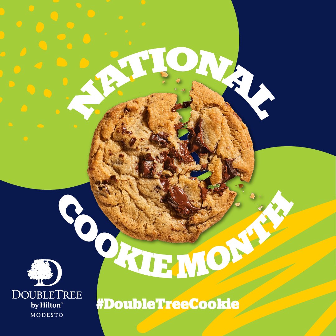 Hilton_Modesto's tweet photo. Happy #NationalCookieMonth! 🍪 Get your hot, homemade #DoubleTreeCookie at check-in! We'll see you soon!
https://t.co/XRYn2i3MmI
#doubletreemodesto #hiltonhotel #doubletreehotel #modestohotel #modesto #modestoca #visitmodesto #nationalhomemadecookieday https://t.co/XCC6HlyBYJ