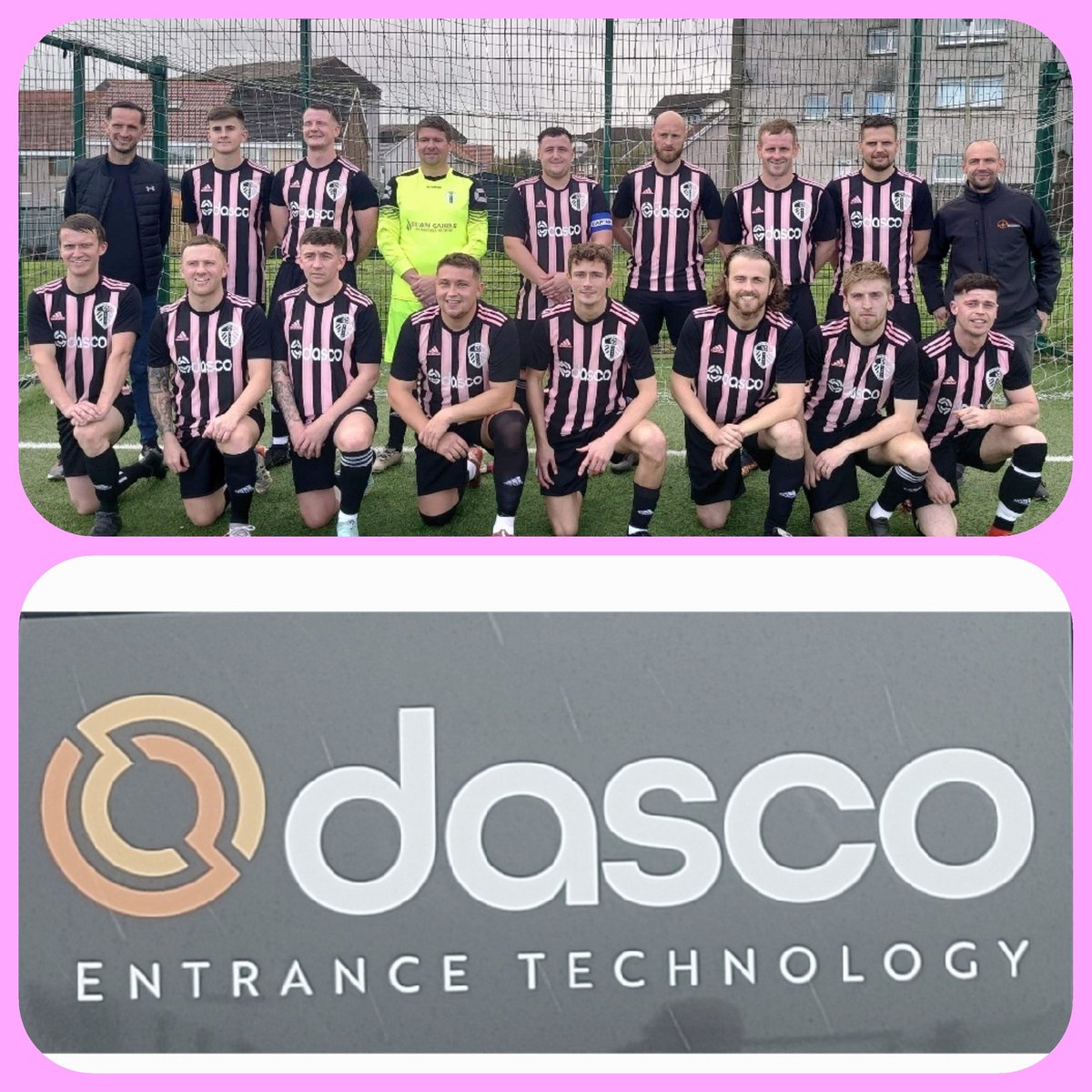 The boys move on into the hat for the 3rd round of the Scottish Cup.

Delighted that we were able to get the win in front of our new away strip sponsors at Dasco Entrance Technology. 

Look out for their company banner (coming soon) on display at the San Siro on home matchdays.