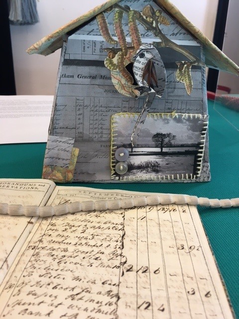 StaffsMDO's tweet photo. "Build a little bird house for your soul" Thanks to everyone for supporting the fabulous 'Our county, our climate' event today @wardlewoodend @rivernim @UKCRP_SPF @FloodandDrought @paperjennifer @EnglishSarahH @ArchandHeritage @LivUni &amp; story teller Maria Whatton https://t.co/lMNHqXnEgj