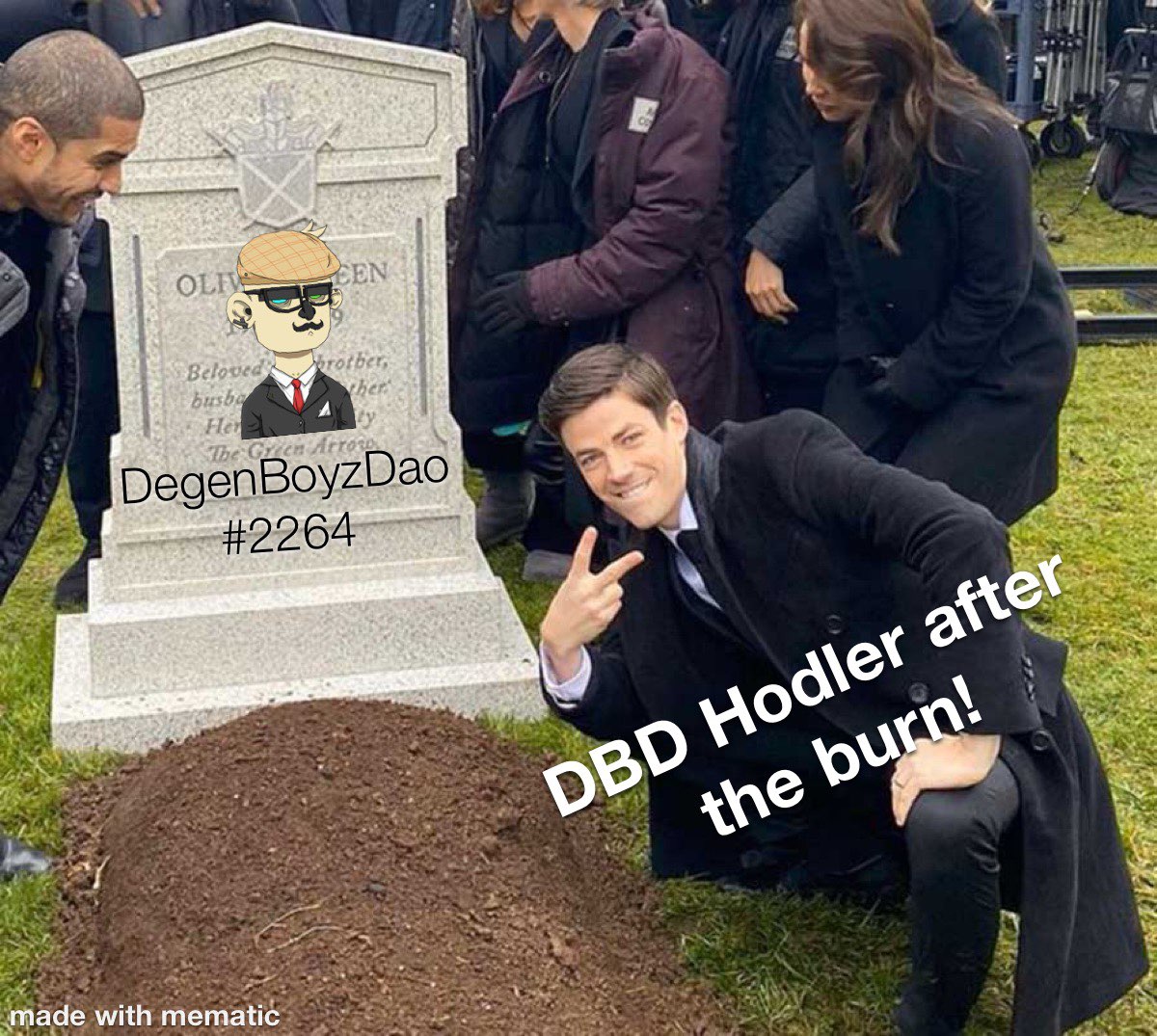 NerdDegen's tweet image. We had a design contest with this amazing project check out some of my memes!
#CreatorsContest #WAG5555 #DegenBoyz
@DegenboyzDao