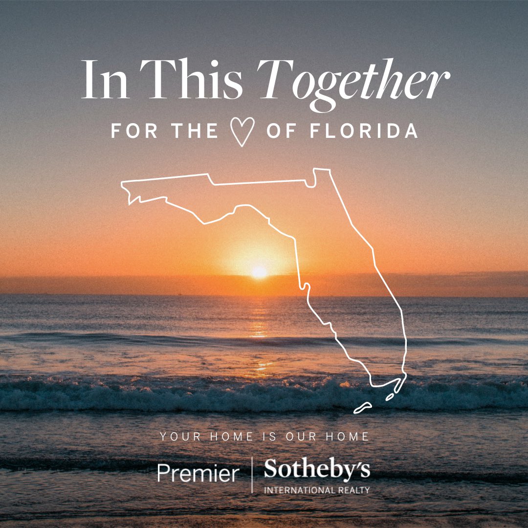 eliselipoff's tweet image. To our friends and neighbors throughout Florida, our hearts are with you. Together, we will recover and rebuild our piece of paradise. #FloridaStrong