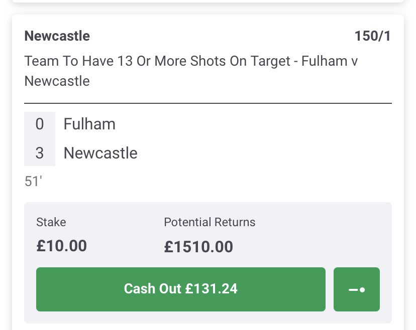 garbaxter11's tweet photo. @BadManBetting Still a shit offer https://t.co/H6214v4yay