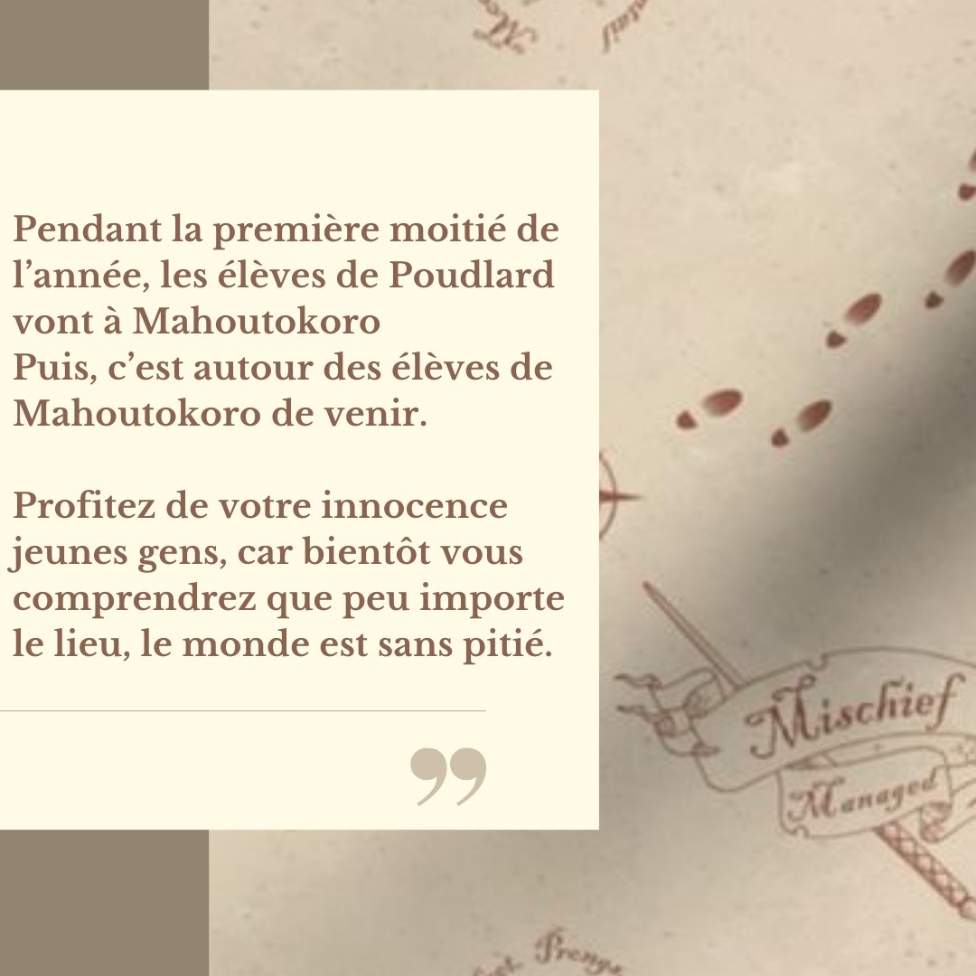 HeliosValg's tweet photo. @FALLENALCHEMlST Bonjour ! Si un RPG à l'époque des maraudeurs peut t'intéresser, n'hésite pas à venir sur @Mischief_RPG ! Un contexte connu mais revisité avec des échanges au japon, des membres et des admins en or ! N'hésite pas à poser toutes les questions qui te passent par la tête. https://t.co/D0NbgTLsop
