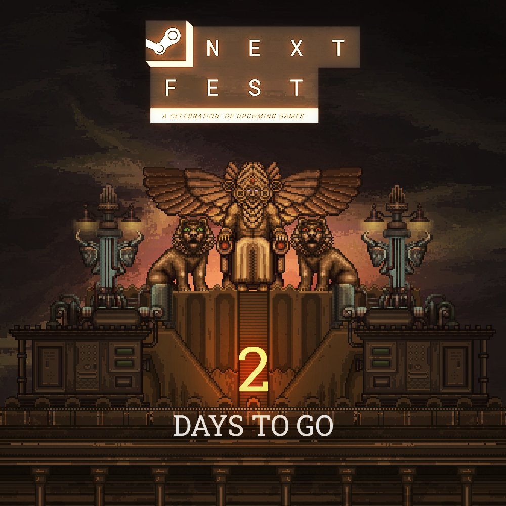 2 days left to Steamfest.

Erra: Exordium demo is coming to your PC's. Hope you'll enjoy it. 
Don't miss it: bit.ly/3FSxTMc

#pixelart #gamedev #indiedev #indiedevs #indiegames #ドット絵 #픽셀아트 #像素藝術 #像素画 #pixelgame #dieselpunk #pcgaming