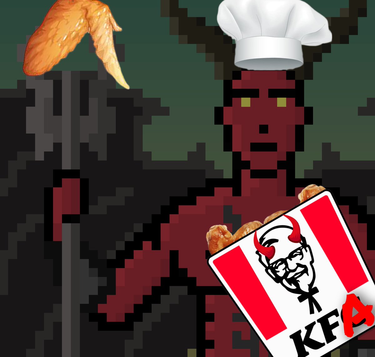 Flensmann1's tweet photo. @GuyImprov @sirivit_eth @QuoiBlue @AngelsvsDemons9 @cryptowar80 @daileytj @oluwaninyo_ @War_and_NFTs No worries, #WingMaster Flens is here. Join #TeamDemons now and enjoy delicious angelwings with us 🤤
#AvD @AngelsvsDemons9 #KentuckyFriedAngels #KFA https://t.co/N1dPufYpt1