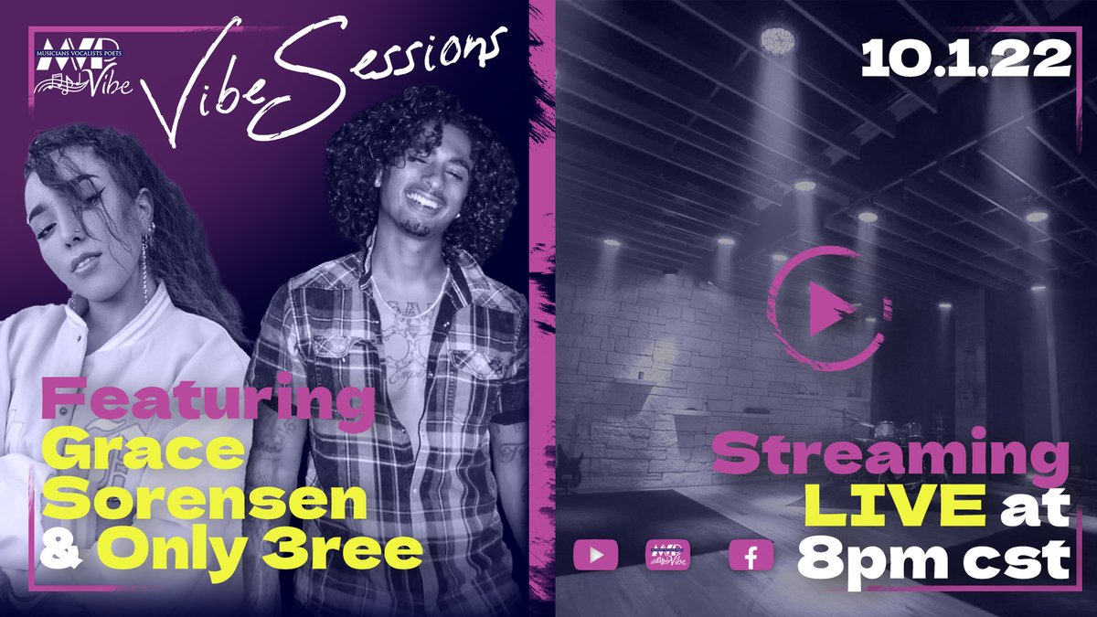 Vibe Sessions is back! Enjoy a LIVE in-studio performance 10.1!! - mailchi.mp/mvpvibe.com/vi…