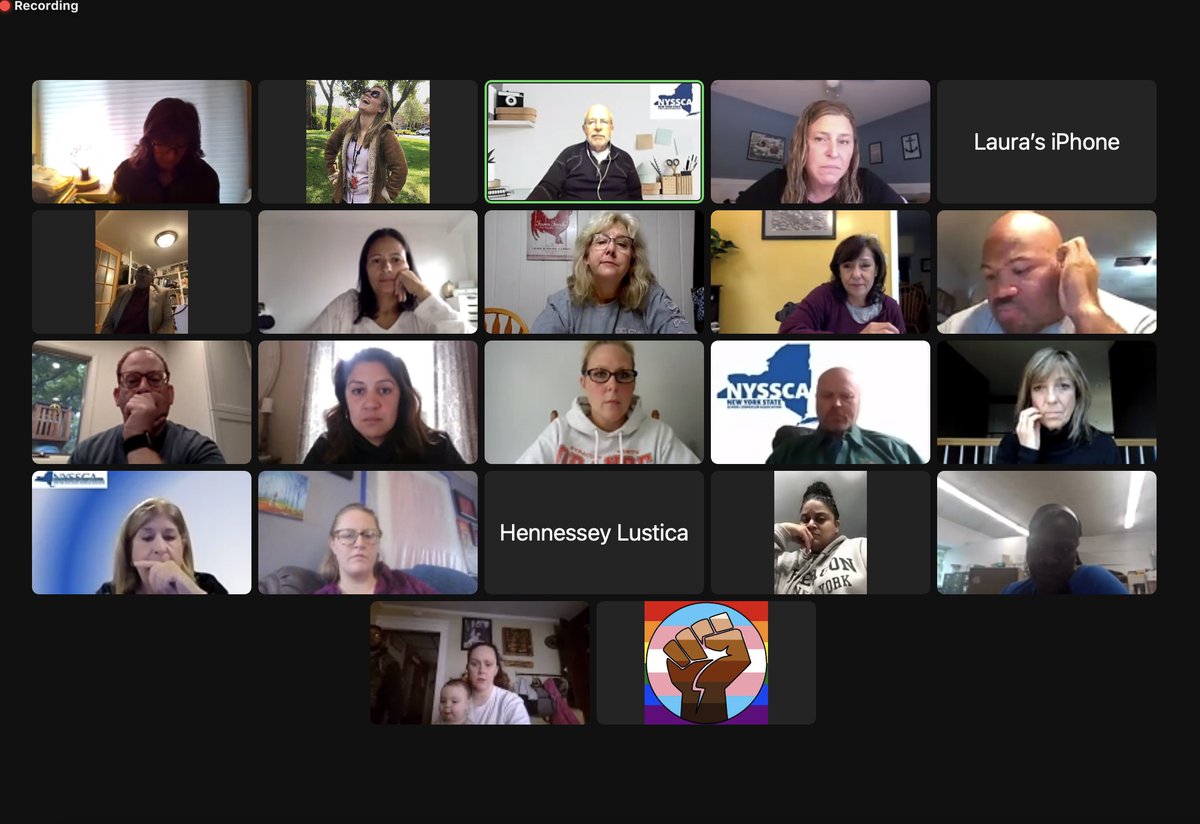 NYSSCAtweets's tweet photo. October Board Meeting in progress: conference updates (make sure you are registered!) and many exciting experiences in the works! Stay tuned! #nysscachat #nyscca #schoolcounselors https://t.co/OI9KdbBFYD