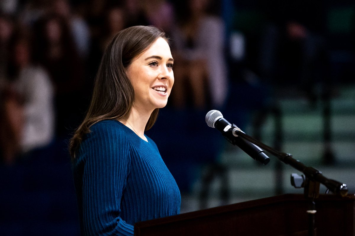 Saturday’s portion of Homecoming &amp; Family Weekend started off perfectly this morning as we honored our Hall of Fame inductees (in order) Phil Konopka ’12, Kate Cioffi Shungu ’12, Holly Davis ’13, Austin Teal ’16, and longtime softball head coach Mark Veilleux.