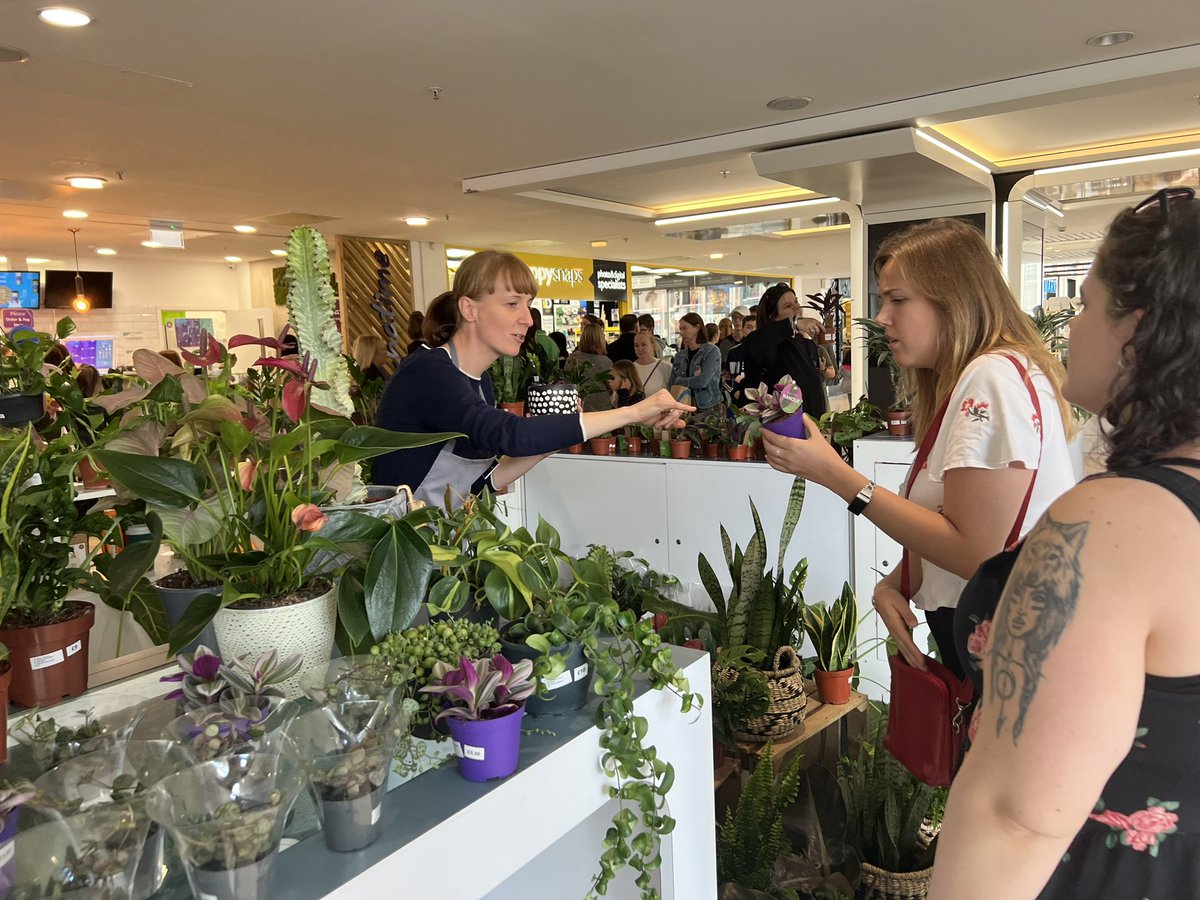 MissBG_'s tweet photo. COMMs day trip to support Miss Miara in the next step of her business venture! Love Leaf Houseplants now open Mon-Sun in the MK city centre ❤️ @MissGooderson @MissPCassidy https://t.co/QW8RJl9Ndw