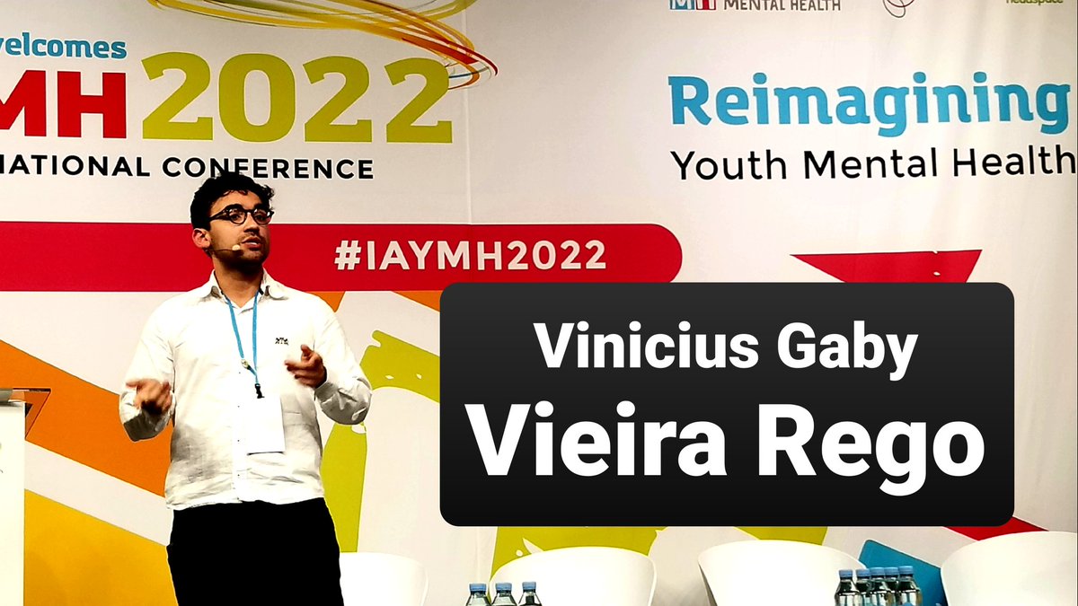 Vinicius reflects on the importance of empowering young people. 'Nothing about us, without us' #iaymh2022 #Reimagining