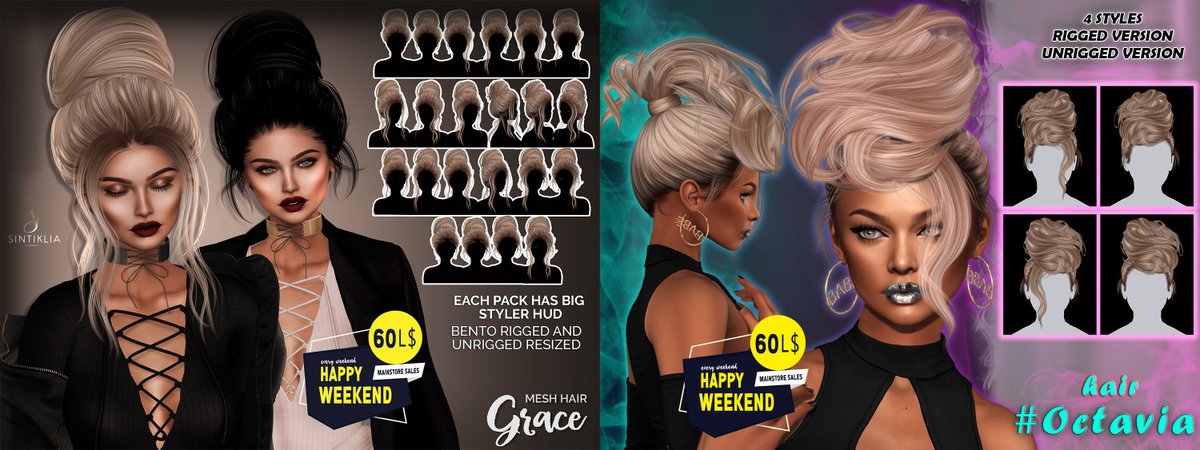 sintikliasims's tweet photo. Grace&amp;Octavia 60Ls for Happy weekend sale
https://t.co/CYvWz5oFnN
#sintiklia #60ls #slhair #happyweekend #slsale #sintikliasims https://t.co/n8iwNOyYY0