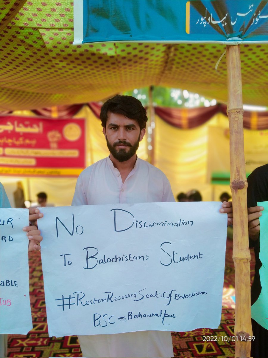 Dostmohammad54's tweet photo. بلوچستان کے طلباء کو پڑھنے دیں۔#TokenHungerStrikeInIUB
#NoFeesOnReserveSeatsInIUB @mjdawar @Malalamaiwand1 @HamidMirPAK @MahrangBaloch_ @Senator_Baloch @MKAchakzaiPKMAP @ImaanZHazir @tilyan_aslam https://t.co/nsuhZrZEjO