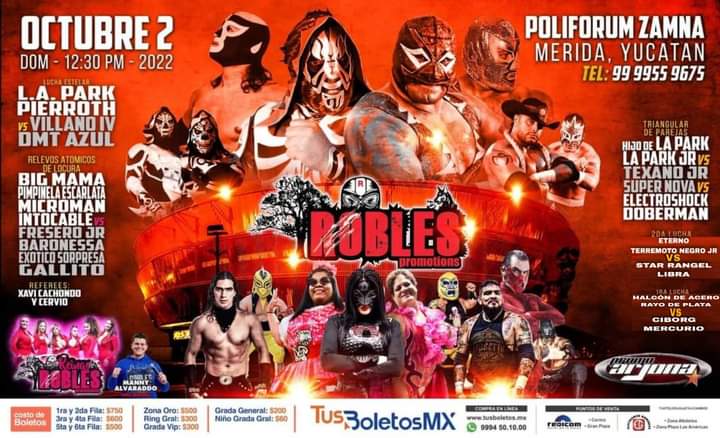 Amigos gran día, hoy nos vemos en el Lienzo Charro Santa María Tulpetlac Ecatepec 8 PM.

Y mañana en el Poliforum Zamná en Mérida Yucatán 12:30 PM.

Familia Robles Promotions presente!! 💞💞💞

Gran fin de semana a todos!