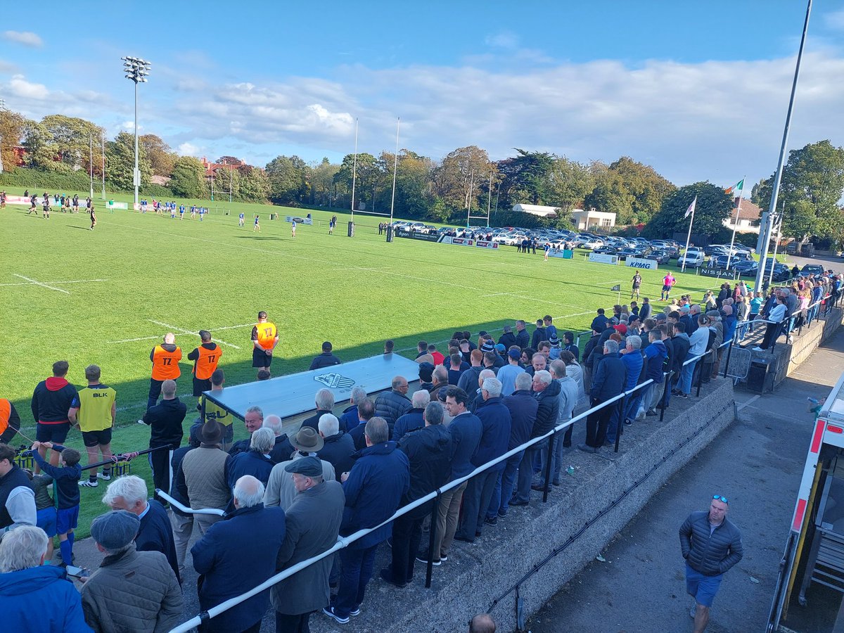 OldBelvedereRFC's tweet photo. What a 2nd half, Belvo cruising at 32- 7  after 15 min of the 2nd half but @StMarysRFC had other ideas and they responded superbly with 3 tries to make it 32-28 with minutes to go. Full value for money for the large crowd. A super game to start the season and a home win. 👍 https://t.co/PUNyH4I956