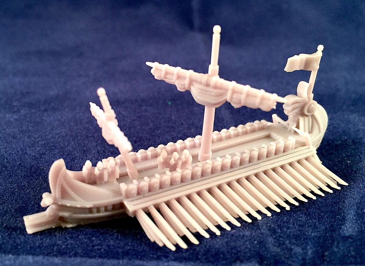 MiniatureMartin's tweet photo. I've been bitten by the trireme bug. Ecnomus in 1/600 anyone? (Available end of Oct from Miniature Martin, stay tuned for more!) https://t.co/kSSY2aZyUX